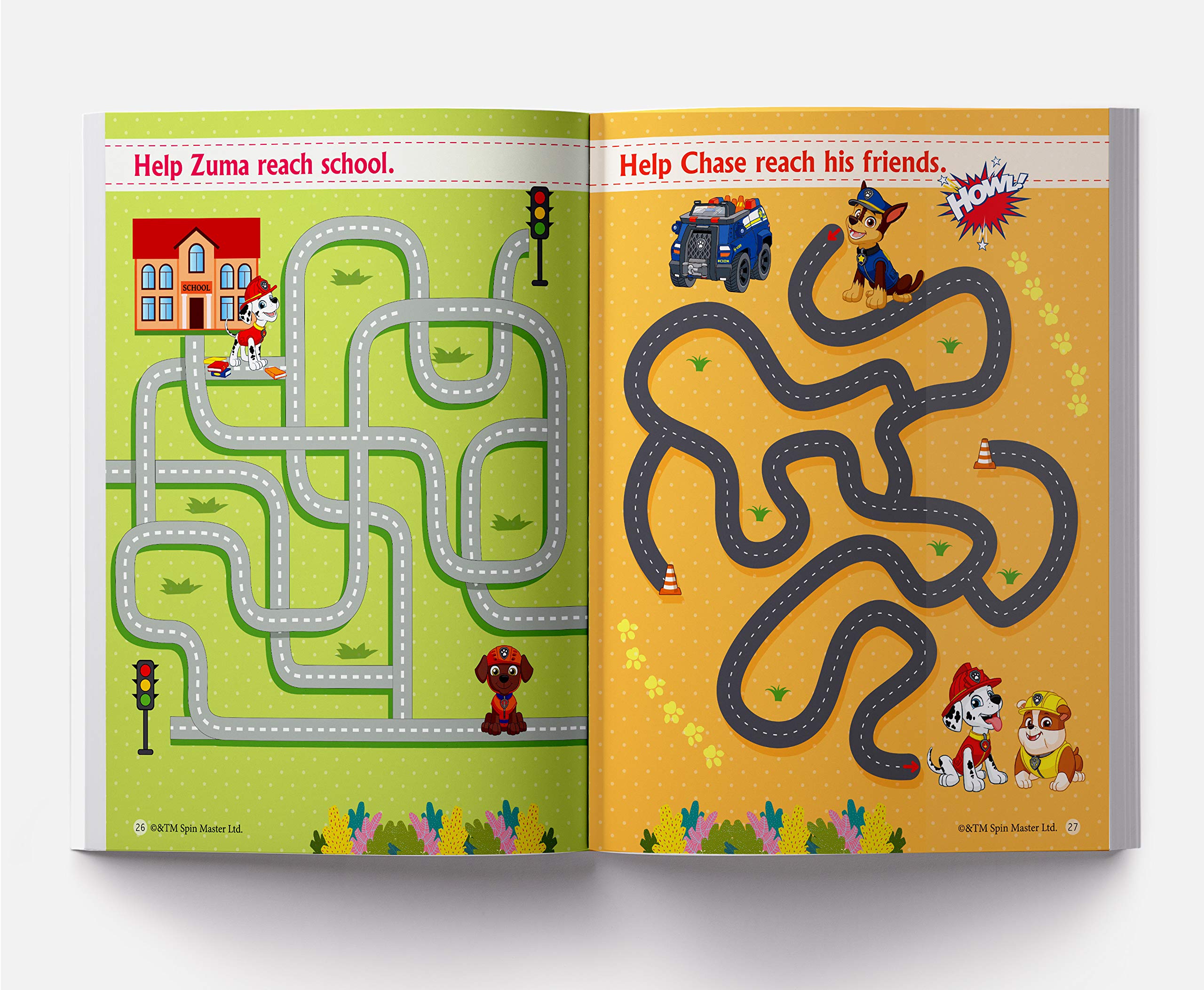 Paw Patrol Pawfect Maze Activity book