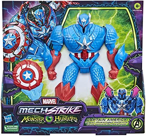 Hasbro Marvel Avengers Mech Strike Monster Hunters – Captain America