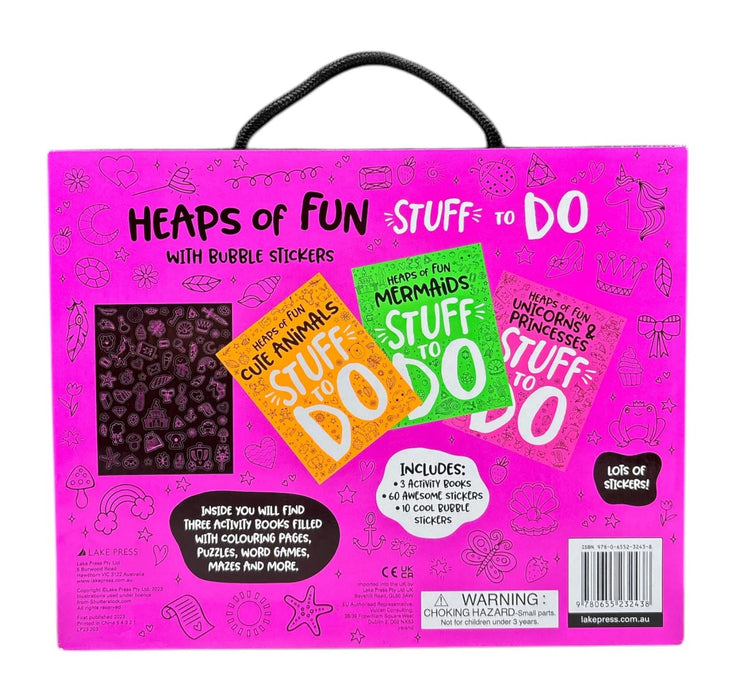 Heaps Of Fun Enchanted Stuff To Do - Activity Case with Bubble Sticker