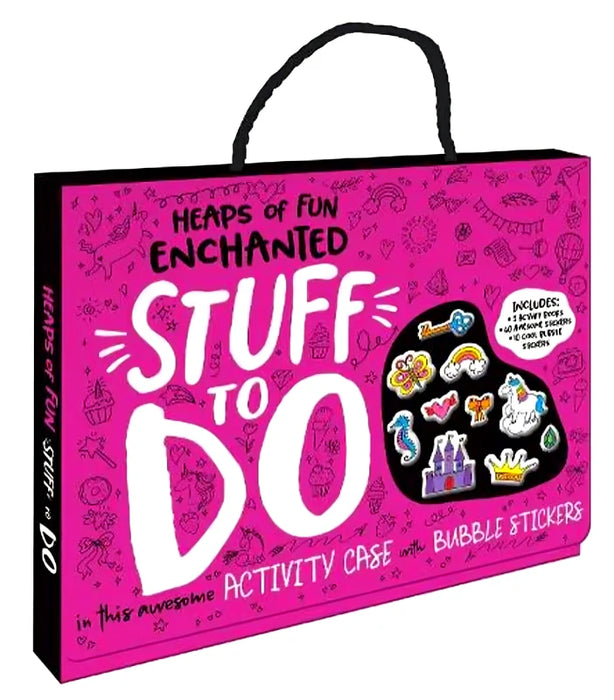 Heaps Of Fun Enchanted Stuff To Do - Activity Case with Bubble Sticker