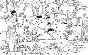 Glow Colouring: Nature