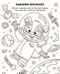 Glow Colouring: Space