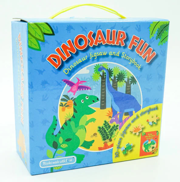 Dinosaur Fun: Dinosaur Jigsaw and Storybook