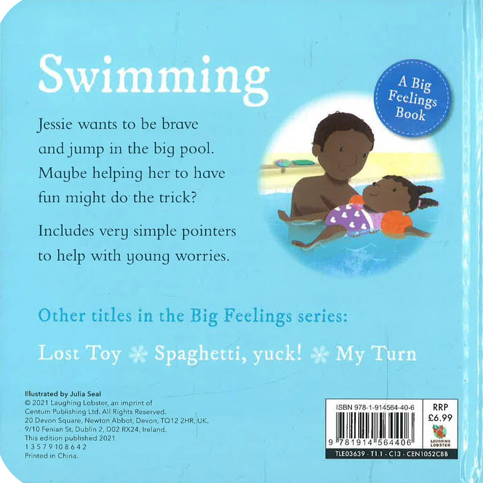 Swimming : A Big Feelings Book (A mindful story about being brave)