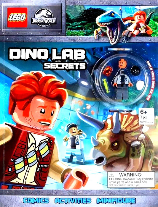 Lego Jurassic World:  Dino Lab Secrets (Comics/Activities/Minifigure)