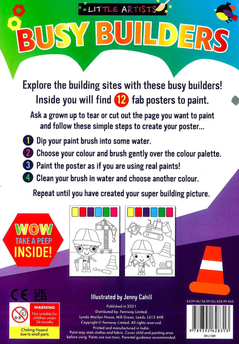 Busy Builders - Magic Water Book