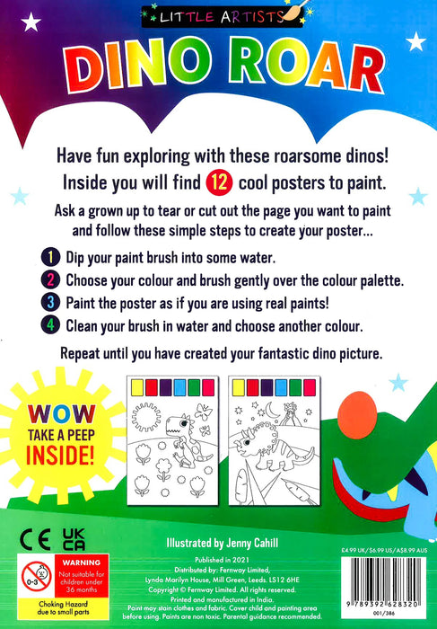 Dino Roar - Magic Water Book