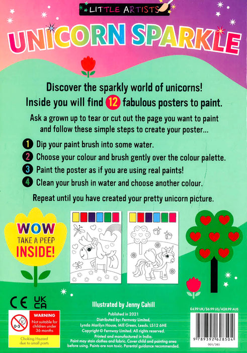 Unicorn Sparkle - Magic Water Book