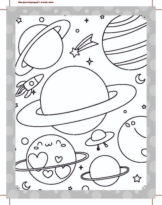 My Ultimate Space Colouring Fun