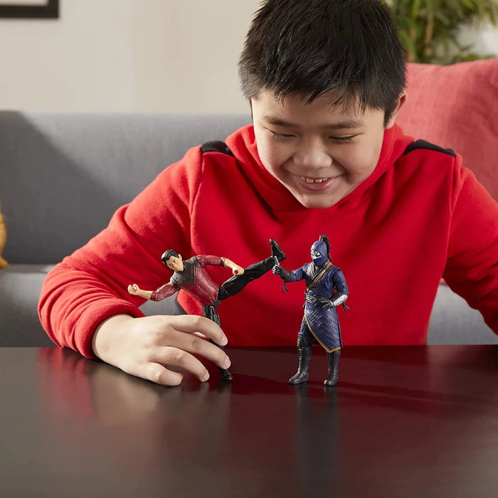 Hasbro Marvel Shang-Chi And The Legend Of Ten Rings Action Figure Toys, Shang-Chi Vs Death Dealer Battle Pack For Children F0940