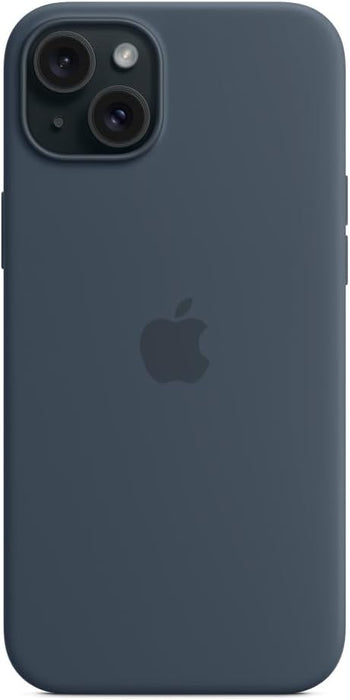 Apple iPhone 15 Plus Silicone Case with MagSafe - Storm Blue