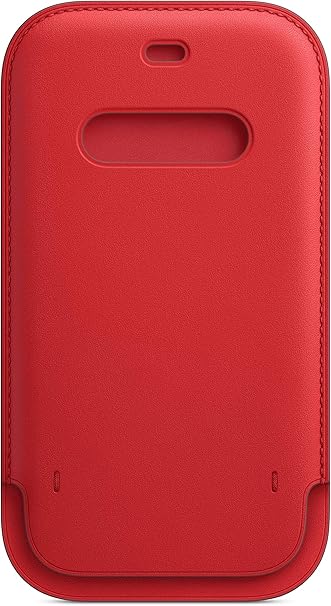 Apple iPhone 12 and 12 Pro Leather Sleeve with MagSafe - (Product) RED