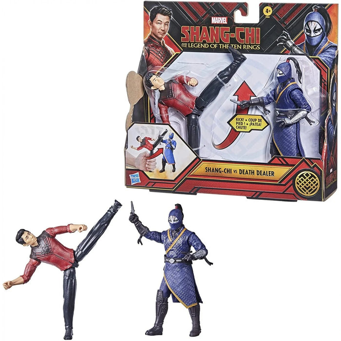 Hasbro Marvel Shang-Chi And The Legend Of Ten Rings Action Figure Toys, Shang-Chi Vs Death Dealer Battle Pack For Children F0940