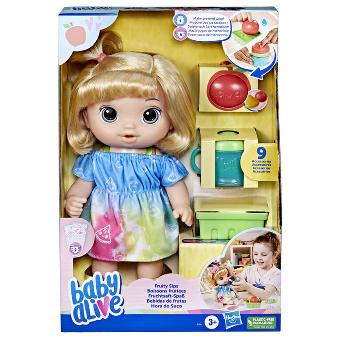 Hasbro Baby Alive Fruity Sips Apple Blonde