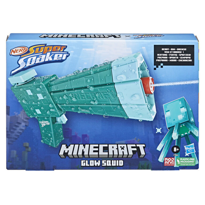 Hasbro Nerf Super Soaker Minecraft Glow Squid