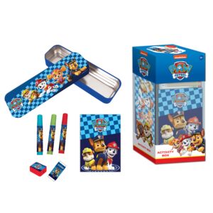 Paw Patrol - Coloring Set with Metal Pencil Case