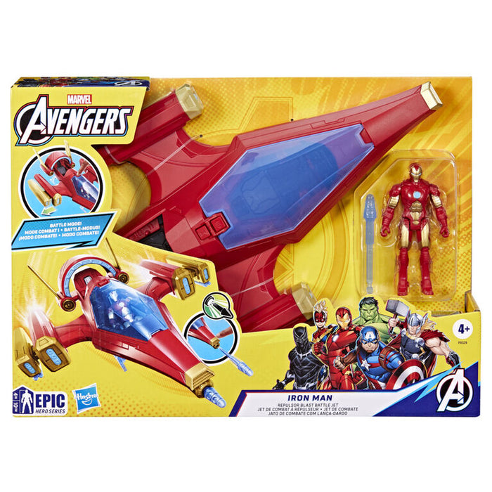 Hasbro Marvel Avengers Iron Man Repulsor Blast Battle Jet