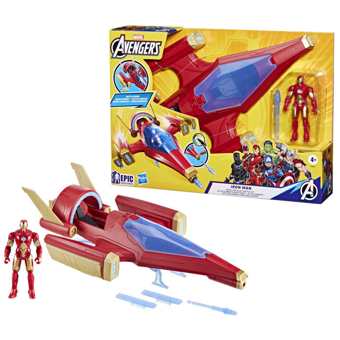 Hasbro Marvel Avengers Iron Man Repulsor Blast Battle Jet