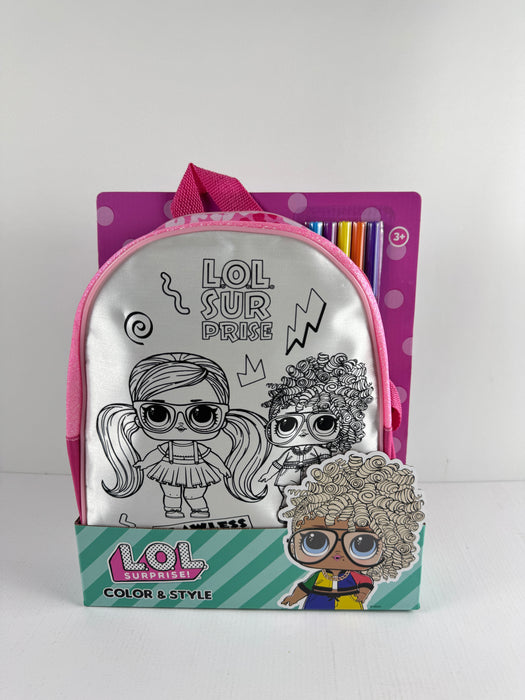LOL Surprise! Backpack Color & Style, With / 5pcs washable markers