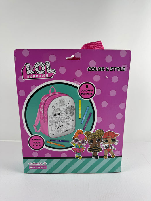 LOL Surprise! Backpack Color & Style, With / 5pcs washable markers