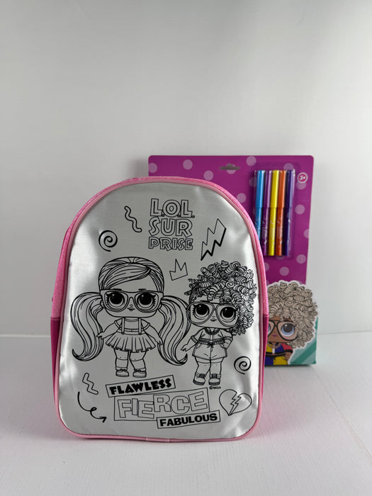 LOL Surprise! Backpack Color & Style, With / 5pcs washable markers