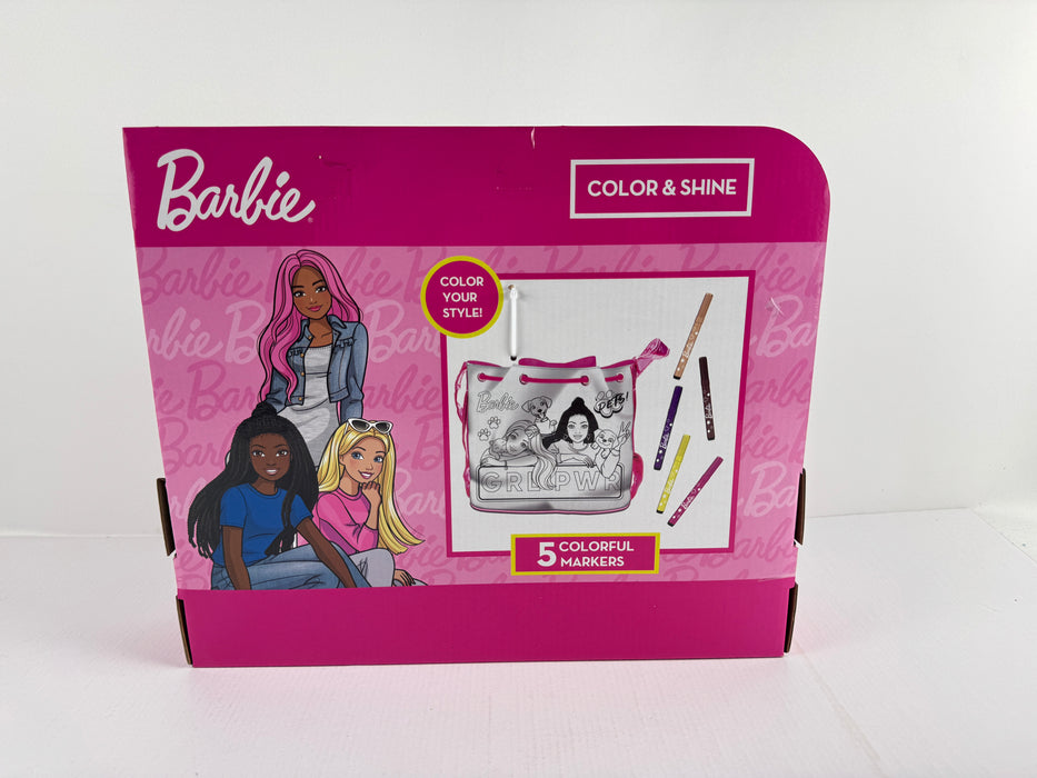 Barbie Backpack Color & Style (With 5pcs washable markers)