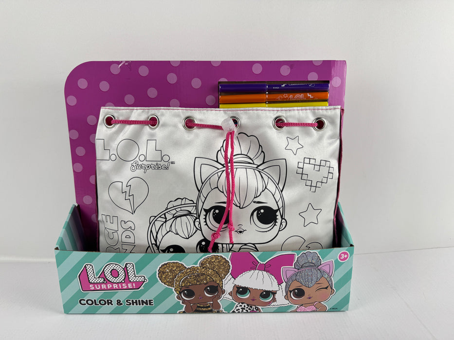 LOL Surprise! Shoulder bag Style & Shine, With / 5pcs washable markers