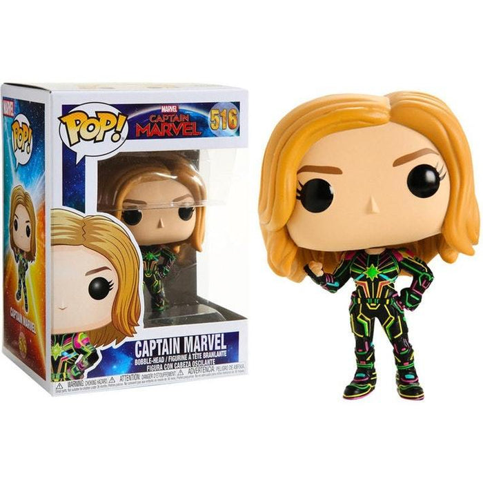 Pop! Marvel: Captain Marvel- Captain Marvel w/ Neon Suit
