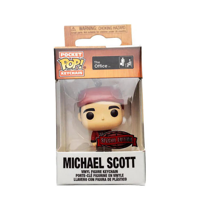 Funko Pop Keychain: The Office- Santa Michael