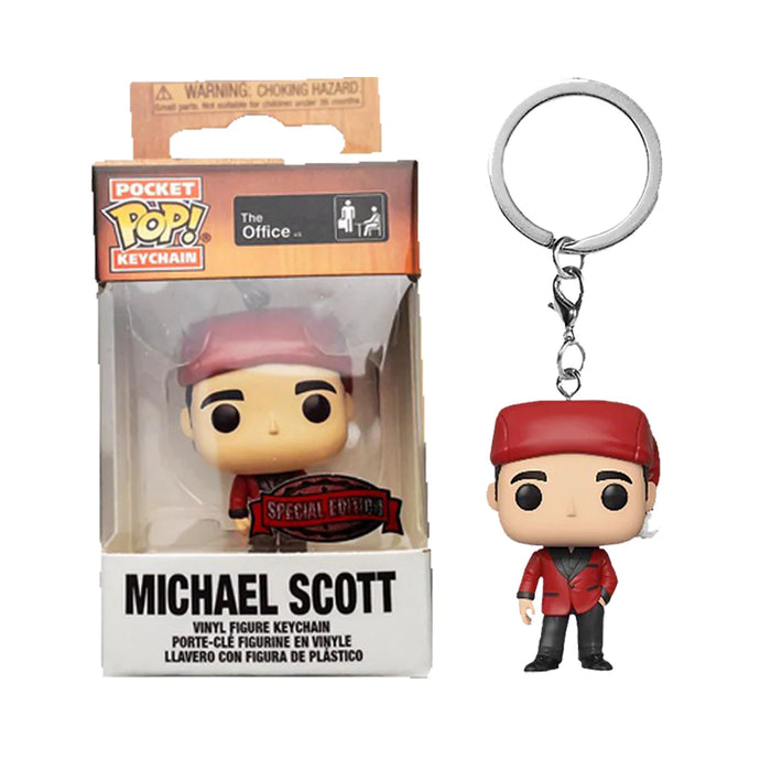 Funko Pop Keychain: The Office- Santa Michael