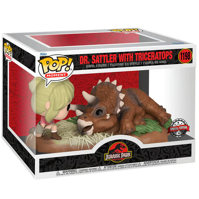 Pop Moment! Movies: Jurassic Park- Dr. Sattler & Tricerato