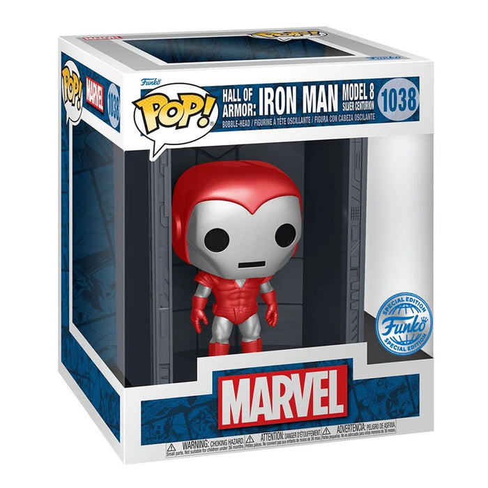Pop Deluxe! Marvel: Hall Of Armor - Iron Man Silver Centurion