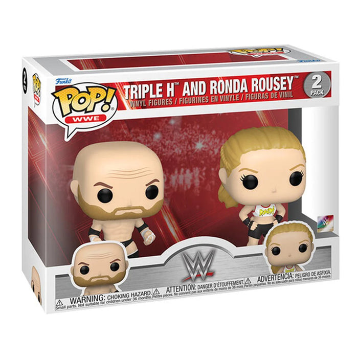 Pop! Wwe: Rousey And Triple H 2Pk