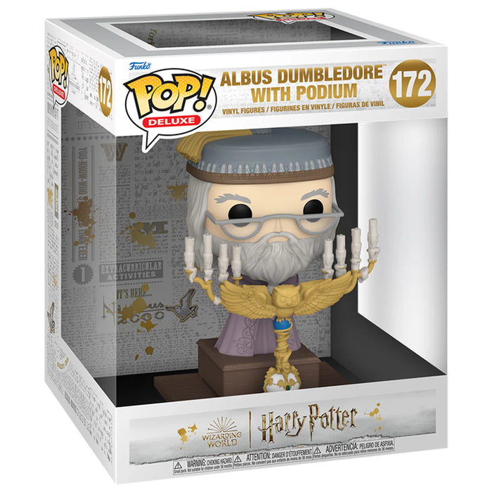 Pop Deluxe! Movies: Harry Potter: The Prisoner of Azkaban - Dumbledore with Podium