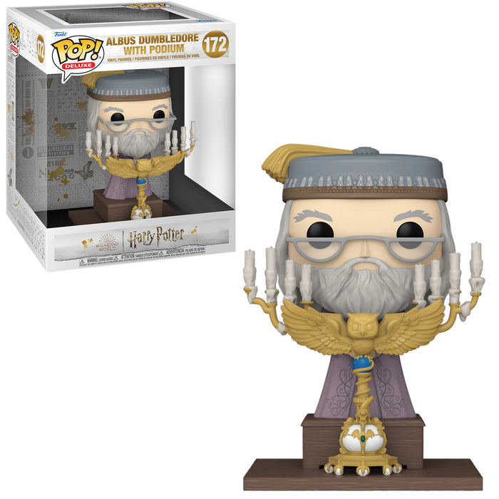 Pop Deluxe! Movies: Harry Potter: The Prisoner of Azkaban - Dumbledore with Podium