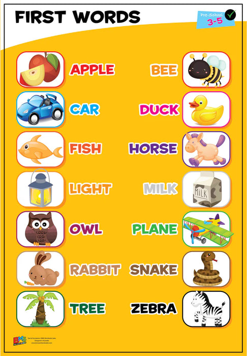 My Wall Chart Pack - Preschool