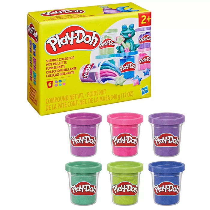 Play-Doh Sparkle Compound Collection 2.0 Bulk Pack Multipack - 6pc