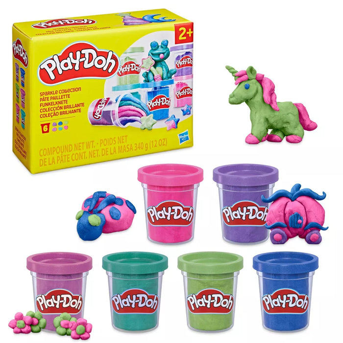 Play-Doh Sparkle Compound Collection 2.0 Bulk Pack Multipack - 6pc