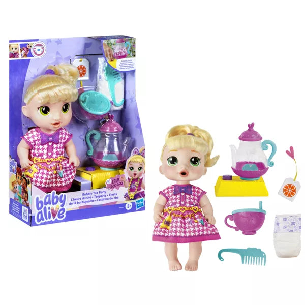 Hasbro Baby Alive Lala Bubbly Tea Party Blonde