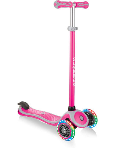 Globber - Primo Plus Lights Scooter V2 - Deep Pink