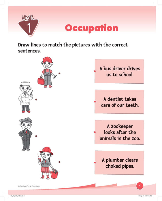 My English Journey Workbook KG 2