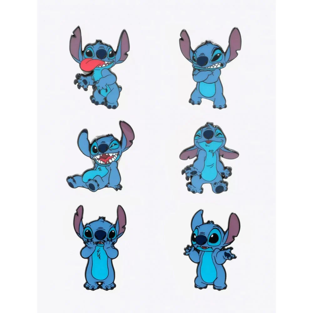 Blind Box Pin! Disney: Stitch Funny Faces Blind Pin Set — Book Mart W.L.L
