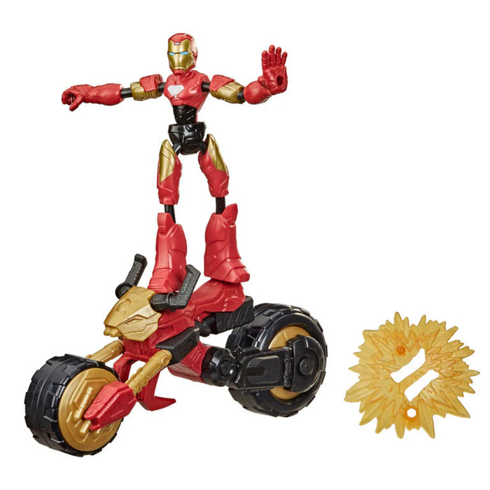 Hasbro Avengers Bend and Flex Rider Iron Man