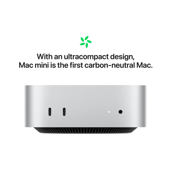 Apple Mac Mini M4 Pro chip with 12-core CPU and 16-core GPU Silver
