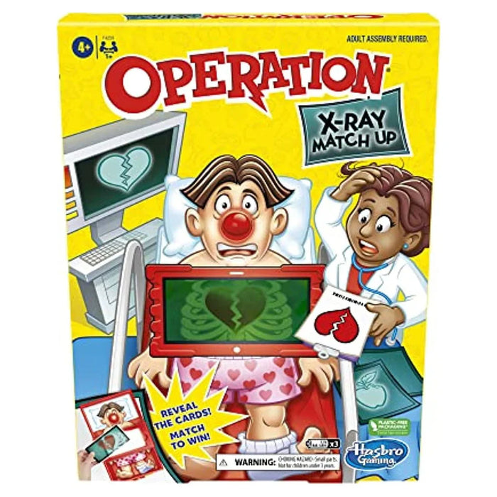 Hasbro Operation X-Ray Match Up Board Game