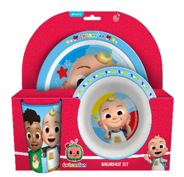 COCOMELON 3PCS KIDS MICO SET WITH CUP