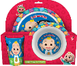 Cocomelon 3Pcs Kids Mico Set with CUP