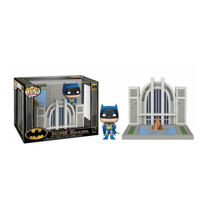 Pop Towns: Batman 80Th - Hall Of Justice W/Batman