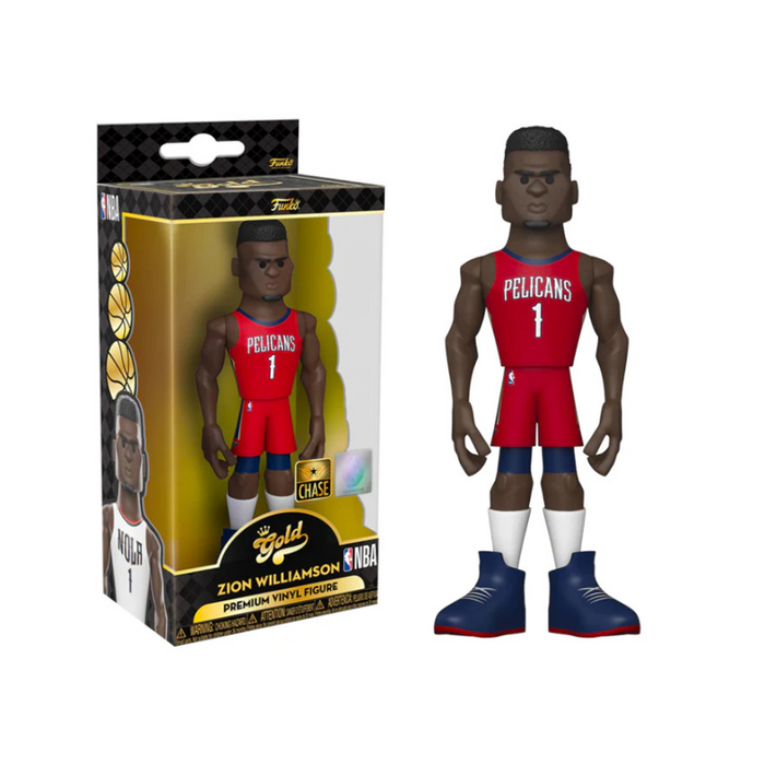Gold 5" Nba: Pelicans- Zion Williamson (Homeuni) W/ Chase