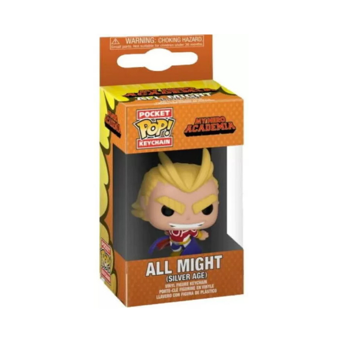 Funko Pop Keychain: Mha - All Might (Silver Age)
